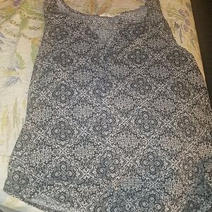 Pink rose tank blouse